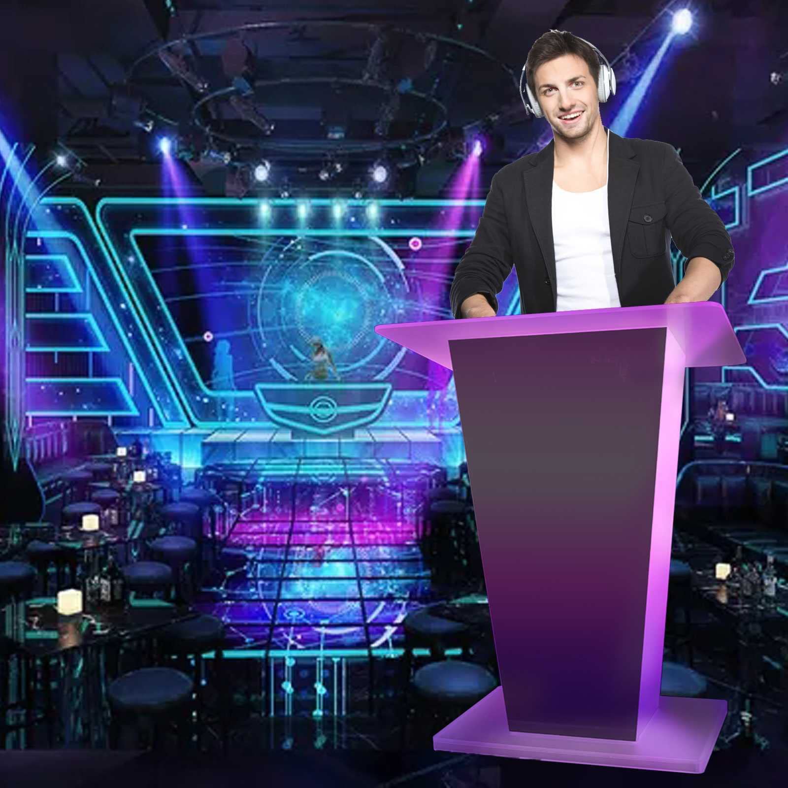 Amazon.co.jp: 演説台 演台 司会者台、28 x 18 x 43 インチの表彰台、7